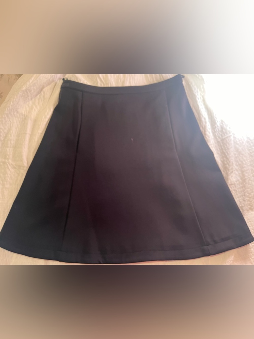 Prada Black A-Line Skirt